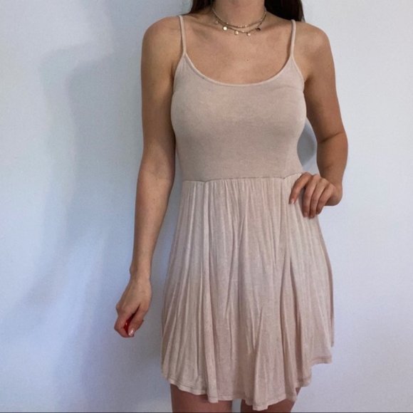 Brandy Melville Dresses & Skirts - Brandy Melville Light Pink/Nude Mini Dress
